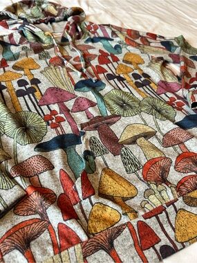 Mushroom Print Hoodie
